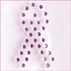 NBT 4 Ribbon  - Clear Crystals